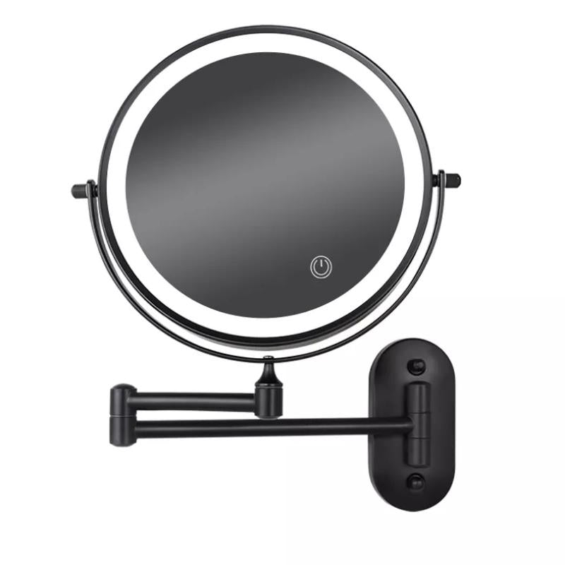 Black Adjustable LED Makeup  Bathroom Mirror Buy Estilo Living