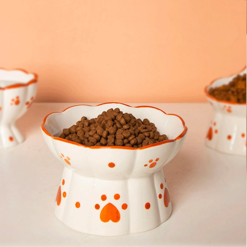 Necoichi Raised Cat Food Bowl - Fuji Limited