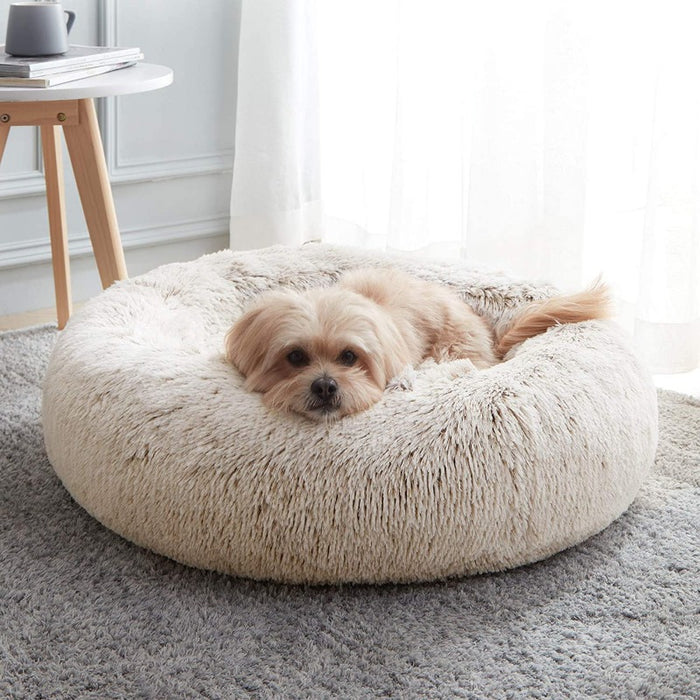 Extra Plush Calming Round Donut Dog Beds | Dog Beds | Pet Beds | Donut Beds | Plush Dog Beds | Dog Nests | Estilo Living
