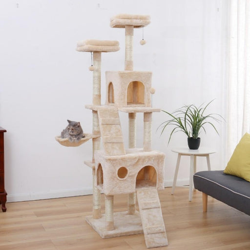 Kitty Tower Climbing Cat Tree with Cat Scratching Posts | Cat Trees | Cat Scratching Trees | Cat Scratching Posts | Cat Toys | Cat Condos | Cat Palace | Estilo Living