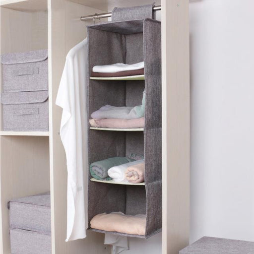 Hanging Fabric Wardrobe Storage Shelves-Wall Hooks Storage Collection-Estilo Living