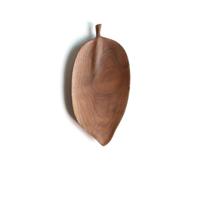 Oriental Leaf Wooden Serving Trays-Kitchen-Estilo Living-Flat Leaf - Small-Estilo Living