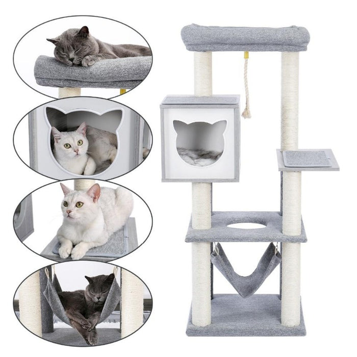 Cat Condo Climbing Cat Tree with Cat Hammock, Buy Cat Tower Online Now from Estilo Living
