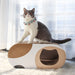 Cat Condo with Cat Tunnel & Corrugated Cat Scratcher | Cat Scratching Toys | Corrugated Cat Scratching Toy | Cat Condos | Estilo Living