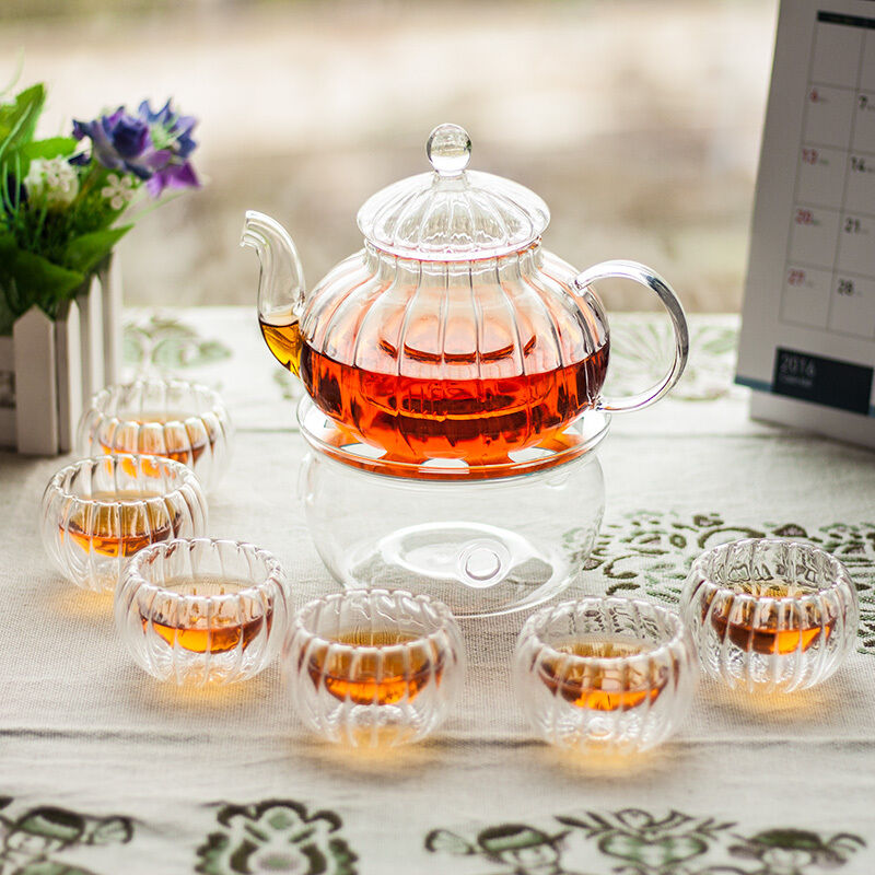 Crystal Clear Glass Teapot Set - Buy Teaware Online