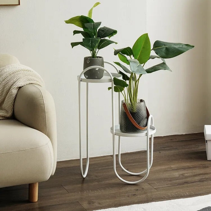 Camellia Abstract Planter Pots Tiered Stand | Planter Stands | Flower Pot Stands | Pot Stands | Planter Pot Display | Indoor Planter Pots | Metal Stands | Side Tables | End Tables | Estilo Living