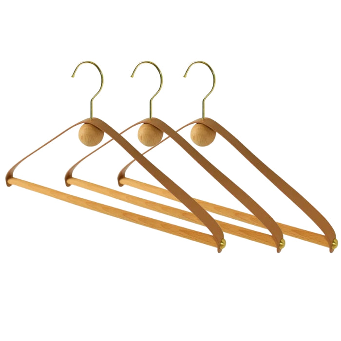 Designer Leather and Wood Clothes Hangers | Coat Hangers | Clothes Hangers | Pant Hangers | Trouser Hangers | Closet Hanger | Wardrobe Hangers | Hangers for Closet | Suit Hangers | Shirt Hangers | Luxury Wardrobe | Stylish Wardrobe | Buy Display Clothes Hangers Online Now at Estilo Living