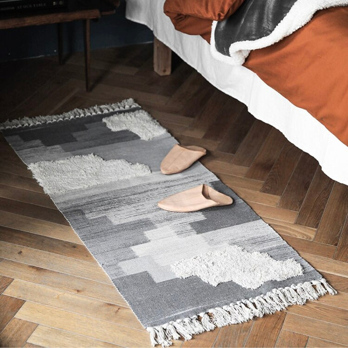 Ombre Tufted Indoor Mats | Area Rug | Tufted Rug | Tufted Mat | Ombre Colors | Mat with Tassels | Rug with Tassels | Stylish Rugs | The Best Area Rugs | Best Floor Mats | Kitchen Mats | Doormats | Bathroom Mats | Bedside Mats | Estilo Living