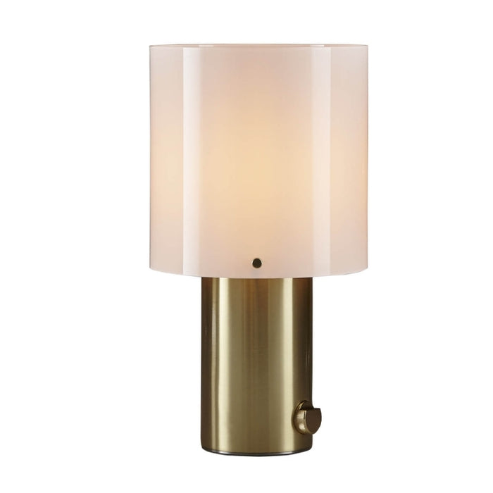 Rene Art Deco Brass Tabletop Lamp | Brass Lamps | Table Lamps | Stylish Lamps | Glass Lamps | Art Deco Lamps | Gold Lamps | Copper Lamps | Estilo Living