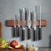 Dark Wood Wall Mounted Magnetic Knife Rack | Kitchen Storage | Knife Racks | Space Saving Ideas | Knife Storage | Estilo Living