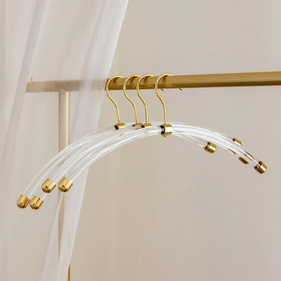 Luxury Acrylic Stainless Steel Clothes Hangers | Coat Hangers | Clothes Hangers | Pant Hangers | Trouser Hangers | Closet Hanger | Wardrobe Hangers | Hangers for Closet | Suit Hangers | Shirt Hangers | Luxury Wardrobe | Stylish Wardrobe | Buy Display Clothes Hangers Online Now at Estilo Living