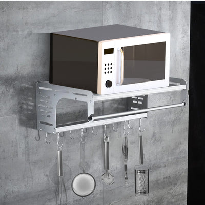 The Dalton Kitchen Storage & Microwave Rack | Kitchen Organizer | Kitchen Rack | Microwave Storage | Microwave Shelf | Kitchen Countertop Storage | Estilo Living