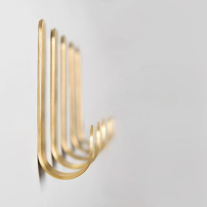 Brampton Brass Gold Wall Hooks | Gold Wall Hooks | Brass Wall Hooks | Brass J Hooks | Brass Coat Hooks | Robe Hooks | Wall Hooks | Decorative Wall Hooks | Wall Hooks for Coats | Wall Hooks Decorative | Buy Wall Mounted Storage Hooks Online Now at Estilo Living