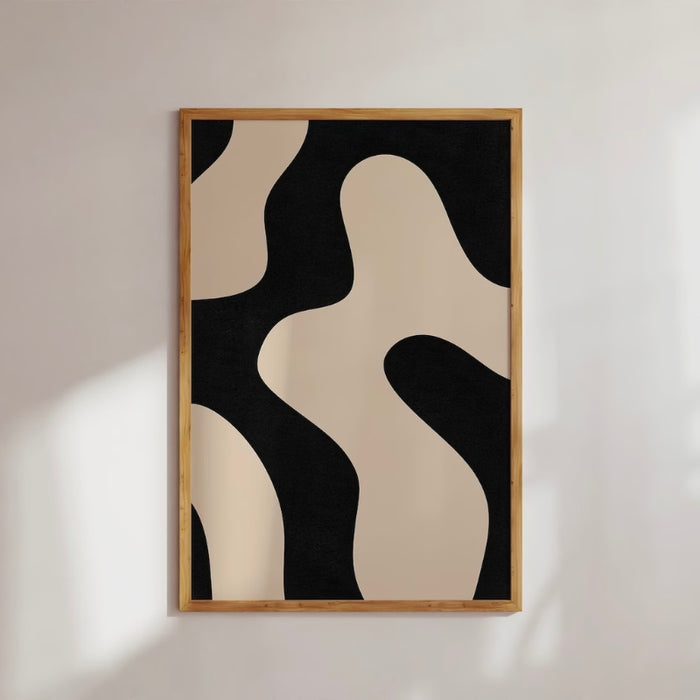 Minimalistic Abstract Neutral Wall Art Poster Prints | Buy Abstract Wall Art Online | Art Prints on Canvas | Wall Art for Living Room | Estilo Living