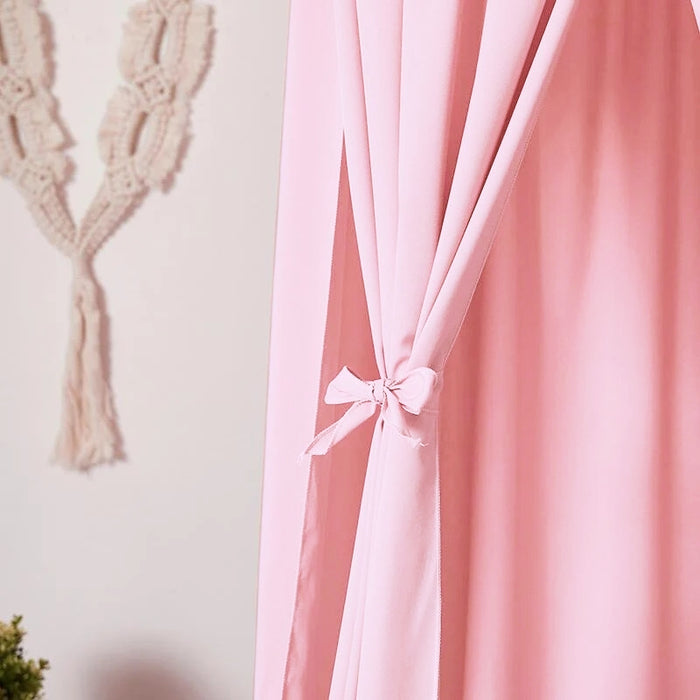 Sleeptime Circular Baby Pink Nursery Canopy | Nursery Canopy | Kids Bedroom Canopy | Boho Canopy | Pom Poms Canopy Nursery | Over the Crib Canopies | Cute Kids Decor | Estilo Living