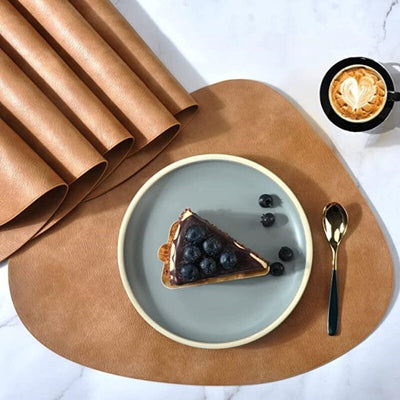 Rustic Shapes Waterproof Faux Leather Placemats & Coasters | Country Placemats | Rustic Placemats | Leather Look Placemats | Best Placemats | Country Home Tableware | Country Tableware | Estilo Living