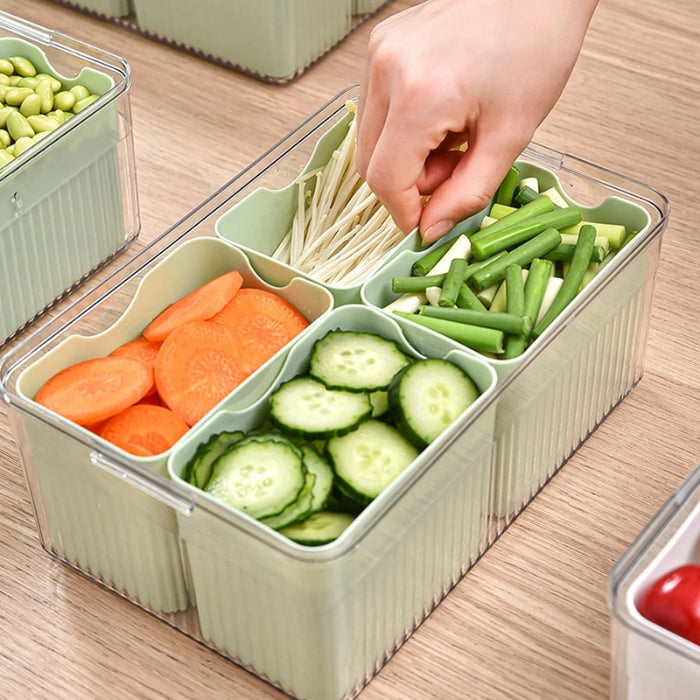 Quad Fridge Organizers & Food Storage Containers | Kitchen Organizer and Storage Container | Refrigerator Organizer | Fridge Organizer Bins | Food Storage Containers with Lids | Pantry Organizer | Plastic Organizing Boxes | Fridge Organizer | Fridge Storage Organizer | Fridge Organizer Containers | Fridge Organizer Drawer | Buy Food Storage Containers Plastic Online Now at Estilo Living