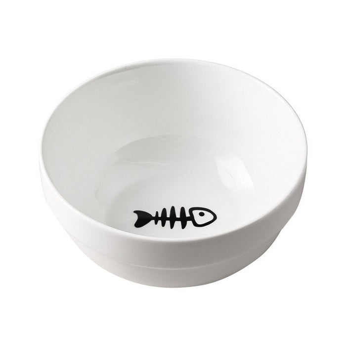 Cute Elevated Ceramic Dual Cat Bowl with Stand | Cat Bowls | Dog Bowls | Pet Bowls | Dog Feeder | Cat Feeder | Transparent Pet Bowls | Estilo Living