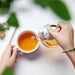 Camellia Ceramic Tea for One Set with Strainer | High Tea | Teaware | Tea Cups | Tea Sets | Tea Time | Afternoon Tea Party | Bridal Tea | English Tea | Estilo Living