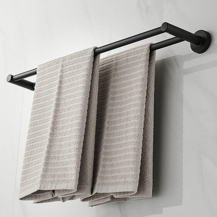 Modern Black Double Towel Rail Towel Rack | Towel Holder | Towel Rack | Double Towel Rail | Double Towel Bar | Towel Rod | Towel Hanger Bar | Towel Rack Rail | Towel Holders | Towel Racks | Towel Rack for Bathroom | Towel Holder for Bathroom | Bathroom Towel Holder | Bathroom Towel Rack |  Modern Towel Holder | Black Towel Holder | Black Towel Rack | Towel Bars | Bath Towel Rail | Bath Towel Holder | Shower Towel Holder | Buy Towel Rail Rack Online Now at Estilo Living