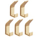 Gold Aluminum Wall Hooks Decorative | Gold Hooks | Robe Hooks | Bathroom Hooks | Entryway Coat Hooks | Decorative Hooks | | Buy Wall Hooks Coat Online Now | Wall Storage & Small Houses Storage Ideas | Estilo Living