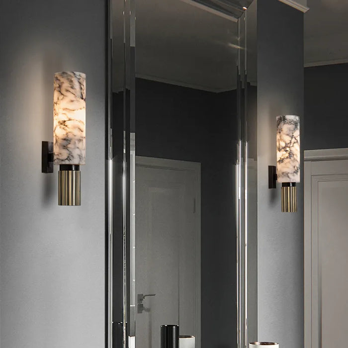 Aldo Luxury Marble & Brass Wall Sconce Lights | Marble Wall Sconces | Wall Sconce Lights | Wall Lamps | Modern Wall Sconces | Wall Lamp Light | Luxury Wall Sconces Light | Wall Sconce Lights for Bathrooms | Wall Sconces Modern | Luxe Wall Sconces Lights | Black Wall Sconces | Art Deco Lighting | Wall Sconce Down Lighting | Wall Sconce Lights Bedroom | Copper Wall Sconces | Gold Wall Sconces | Wall Sconces for Bathroom | Wall Sconces Marble | Buy Luxe Wall Sconces Gold Online Now at Estilo Living