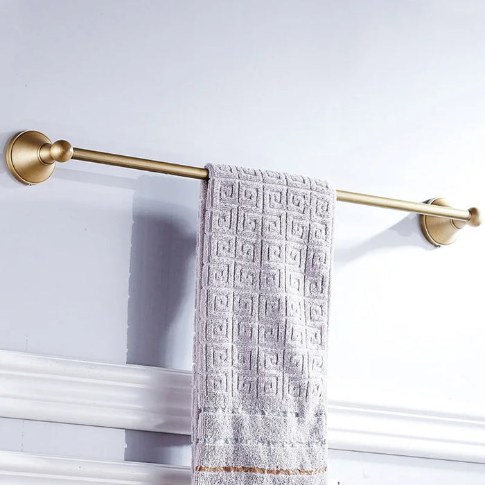 Harvey Vintage Brass Single Towel Rail Towel Rack | Towel Holder | Towel Rack | Towel Rail | Towel Bar | Towel Rod | Towel Hanger Bar | Towel Rack Rail | Towel Holders | Towel Racks | Towel Rack for Bathroom | Towel Holder for Bathroom | Bathroom Towel Holder | Bathroom Towel Rack | Vintage Towel Holder | Towel Bars | Bath Towel Rail | Bath Towel Holder | Shower Towel Holder | Buy Towel Rail Racks Online Now at Estilo Living