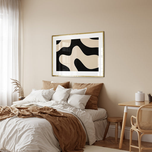 Minimalistic Abstract Neutral Wall Art Poster Prints | Buy Abstract Wall Art Online | Art Prints on Canvas | Wall Art for Living Room | Estilo Living