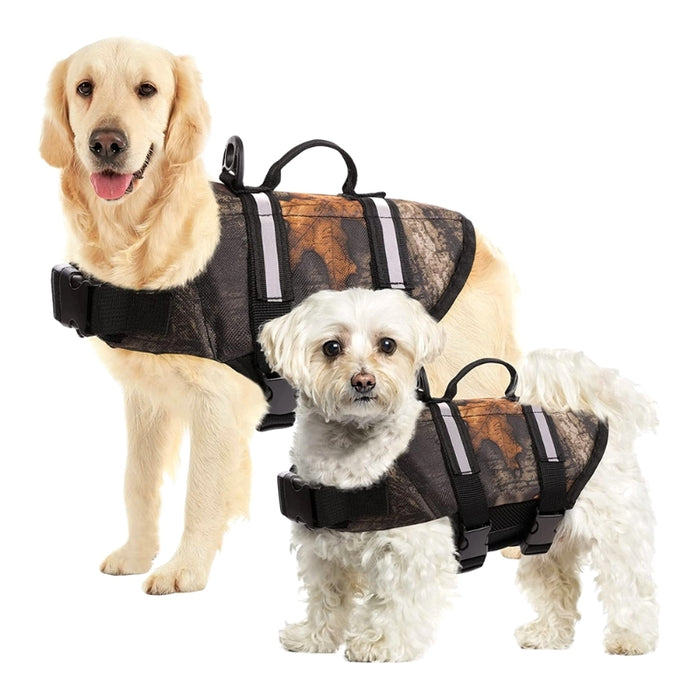 Adventure Camo Dog Life Jacket | Dog Life Jacket | Small Dog Life Jacket | Large Dog Life Jacket | Best Dog Life Jacket | Dog Life Vest | Best Dog Life Vest | Dog Float Vest | Estilo Living