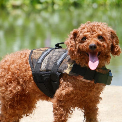 Adventure Camo Dog Life Jacket | Dog Life Jacket | Small Dog Life Jacket | Large Dog Life Jacket | Best Dog Life Jacket | Dog Life Vest | Best Dog Life Vest | Dog Float Vest | Estilo Living