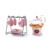 Pure Elegance Porcelain & Glass Teapot Set | Ceramic Teapot Sets | Marble Ceramic Glass Teapots | Drinkware | Estilo Living