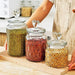  Clear Farmhouse Airtight Glass Storage Container Jars | Apothecary Jars | Glass Storage Container | Glass Storage Jar | Glass Food Container | Food Storage Jar | Glass Storage Containers Pantry | Glass Jar Container | Glass Food Jar | Glass Container Jar | Glass Food Containers | Airtight Glass Jar | Buy Food Storage Containers Online Now at Estilo Living
