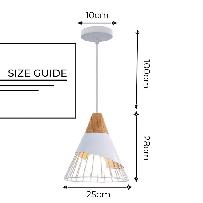 Nordic Industrial Wood Pendant Lights | Hanging Pendant Lights | Hanging Pendant Lighting | Pendant Lamps | Industrial Pendant Lights | Wooden Pendant Lights | Buy Nordic Pendant Lights Online Now at Estilo Living