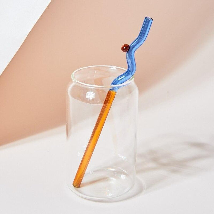 Artistry Twist Borosilicate Glass Reusable Straws