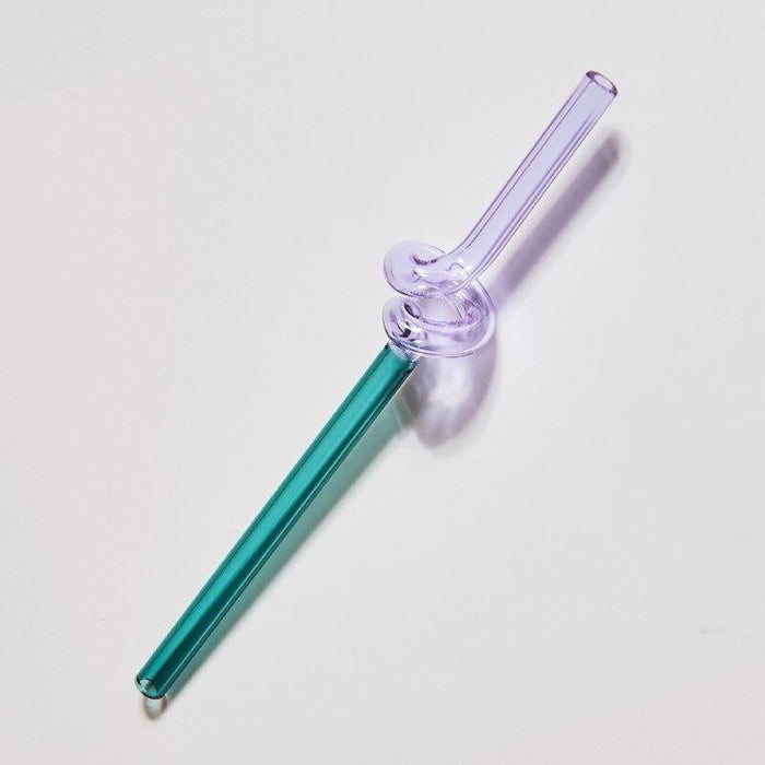 Artistry Twist Borosilicate Glass Reusable Straws