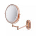 Rose Gold Rechargeable LED Magnifying Makeup & Bathroom Vanity Mirror | Adjustable LED Makeup Mirror | Magnifying Makeup Mirror | Makeup Mirror LED Lights | Makeup Mirror on Wall | Bathroom Mirrors | Vanity Mirror | Wall Mounted Makeup Mirror | LED Vanity Mirror | Cosmetics Mirror | Shaving Mirror | Buy Makeup Mirrors Online Now at Estilo Living
