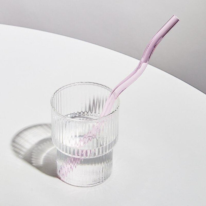 Artistry Twist Glass Reusable Straws | Glass Straws | Reusable Glass Straws | Re-usable Straws | Long Stem Glass Straw | Heat Resistant Straw | Eco-Friendly Straws | Environmentally Friendly Straws | Buy Re-usable Straws & Glass Straws Online Now at Estilo Living