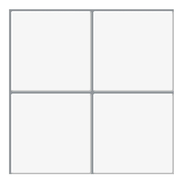 Self Adhesive 3D DIY Square Tiles in Detailed White | Tile Decals | Laundry Tiles | Kitchen Tiles | Kitchen Splashbacks | Bathroom Tiles | Shower Tiles | Fireplace Tiles | Feather Tiles | Stick On Tiles | Peel And Stick Tiles | Cheap Tiles | Best Tiles | Best Cheap Tiles | Estilo Living
