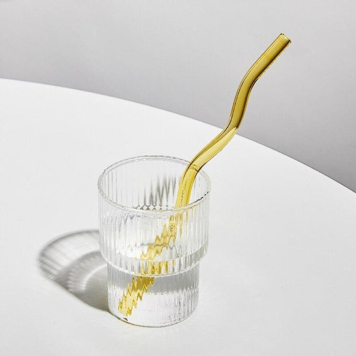 Artistry Twist Glass Reusable Straws | Glass Straws | Reusable Glass Straws | Re-usable Straws | Long Stem Glass Straw | Heat Resistant Straw | Eco-Friendly Straws | Environmentally Friendly Straws | Buy Re-usable Straws & Glass Straws Online Now at Estilo Living