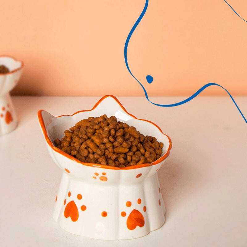 love dream Love Dream Elevated Cat Bowls With Raised Stand, Pet