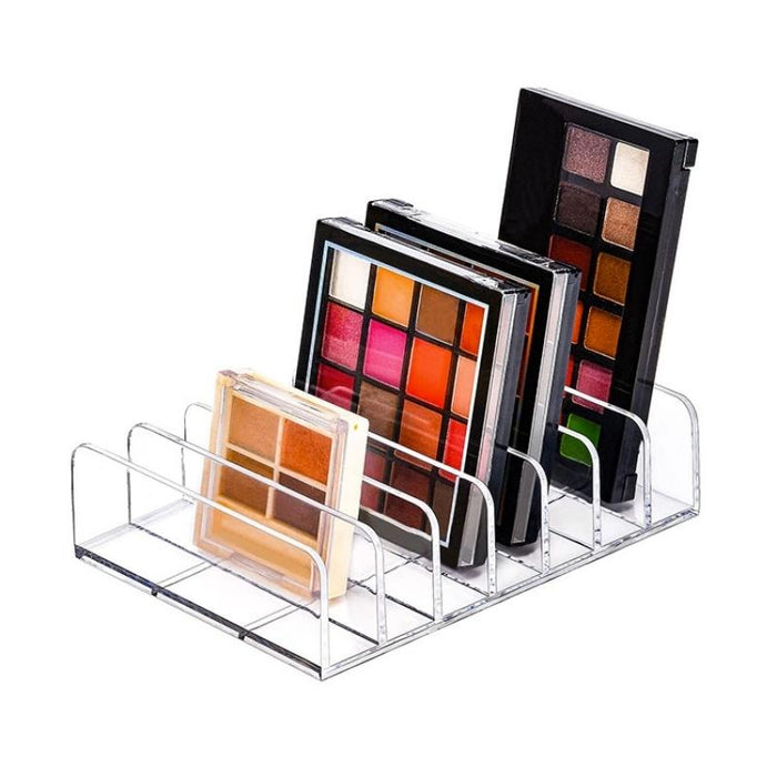 7 Grids Clear Acrylic Eyeshadow Compact Organizer | Makeup Storage | Eyeshadow Holders | Makeup Palette Organizer | Clear Storage | Clear Makeup Storage | Estilo Living