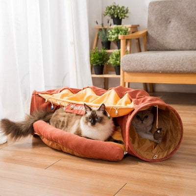 Jazz Bar Cat Tunnel with Removable Cat Bed | Cat Toys | Cat Entertainment | Collapsible Cat Tunnel | Cute Cat Tunnels | Cat Tunnel With Bed | Fun Cat Tunnels | Cat Tunnel | Stylish Cat Tunnels | Estilo Living