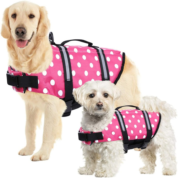 Polka Dot Dog Life Jacket | Dog Life Jacket | Small Dog Life Jacket | Large Dog Life Jacket | Best Dog Life Jacket | Dog Life Vest | Best Dog Life Vest | Dog Float Vest | Estilo Living
