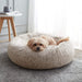 Round Plush Calming Donut Dog Bed for Small to Large Dogs | Dog Beds | Pet Beds | Donut Beds | Plush Dog Beds | Dog Nests | Estilo Living