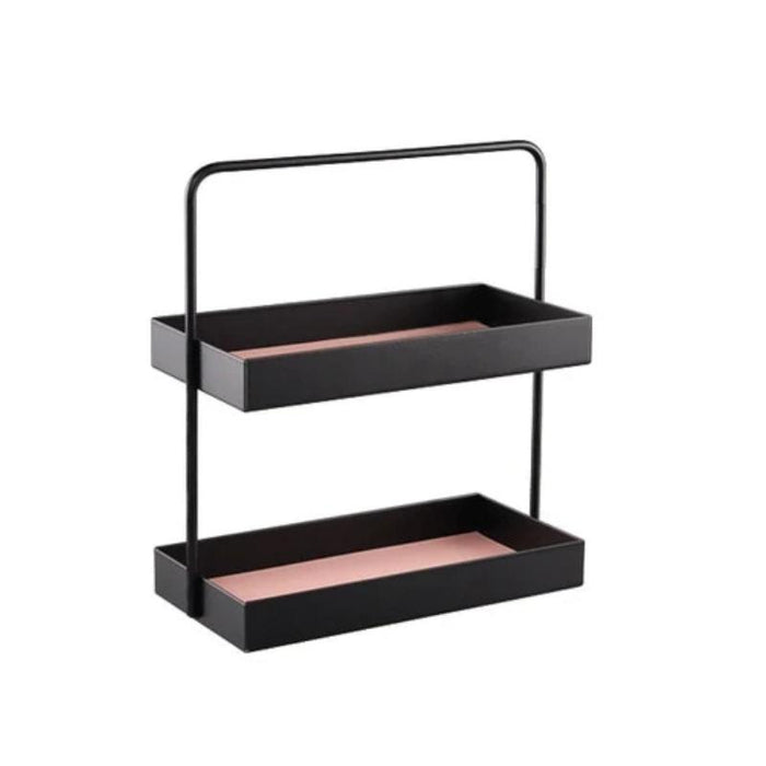 Arlo Double-Layer Storage Display Tray Organizers | Display Trays | Organizer Trays | Makeup Storage | Jewelry Storage | Key Storage | Perfume Storage | Display Stands | Estilo Living