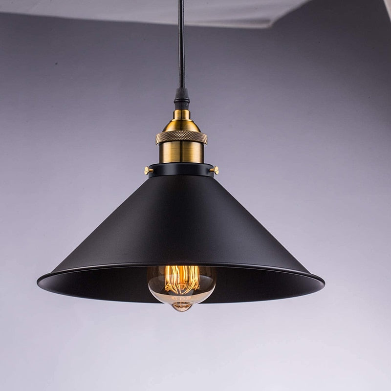 Black Vintage Industrial Pendant Lights - Buy Lighting | Estilo Living