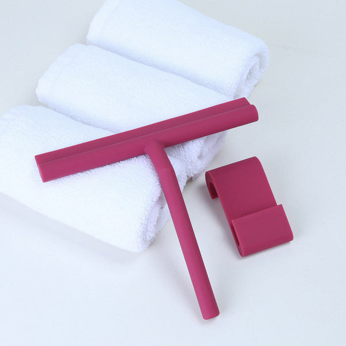 Retro Silicone Squeegee for Shower with Storage Holder | Shower Squeegee | Glass Squeegee | Window Squeegee | Glass Scraper | Glass Wiper | Squeegee Cleaner | Window Wiper | Window Scraper | Buy Squeegee for Shower Doors Online Now at Estilo Living