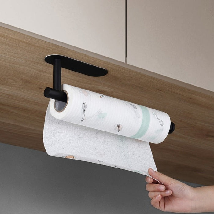 The Essential Towel Rack & Paper Towel Holder | Paper Towel Rack | Wall Mounted Paper Towel Rack | Punch Free Paper Towel Rack | Large Paper Towel Rack | Estilo Living