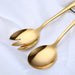 Modern Salad Servers and Serving Utensils Set | Gold Serveware | Rose Gold Serveware | Black Serveware | Silver Serveware | Salad Serving Utensils | Serving Spoons | Serving Forks | Estilo Living