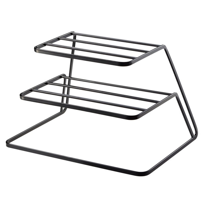 Dual-Tiered Plate Dish Rack and Organizer-Kitchen Racks Collection-Estilo Living